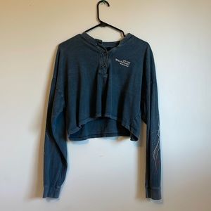 Urban Outfitters Long Sleeve Crop Top